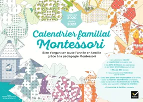Calendrier familial Montessori / septembre 2020-janvier 2022