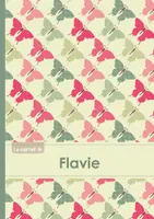 Le carnet de Flavie - Lignes, 96p, A5 - Papillons Vintage