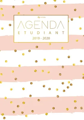 Agenda Etudiant 2019/2020 - Agenda Semainier et Agenda Journalier Scolaire - Cadeau Enfant et Étudiant, Calendrier de Août 2019 à Août 2020
