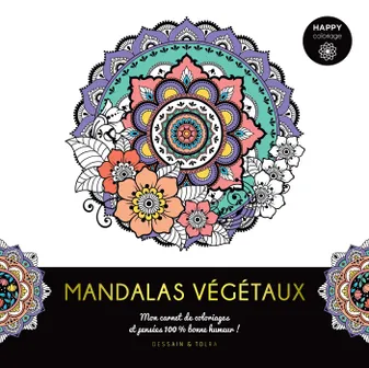 Happy coloriage Mandalas végétaux