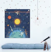 Planche décorative astronomie 