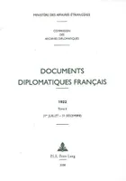 Documents diplomatiques français. 1920-1932., 1922, Documents diplomatiques français, 1922 - Tome II (1er juillet - 31 décembre)