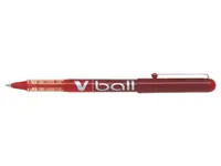 V-Ball 05 - Roller encre liquide - Rouge - Pointe Fine