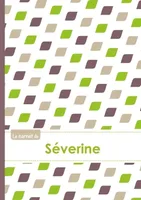 Le carnet de Séverine - Lignes, 96p, A5 - Pe´tales Vert Taupe Gris