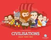 Coffret civilisations (3 livres + 1 poster)