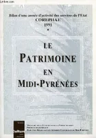 1991, Le patrimoine en Midi-Pyrénées, bilan d'une année d'activité