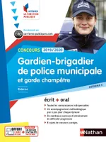 Concours Gardien-Brigadier de police municipale et garde champêtre 2019/2020 - Cat C N04 - (IFP)