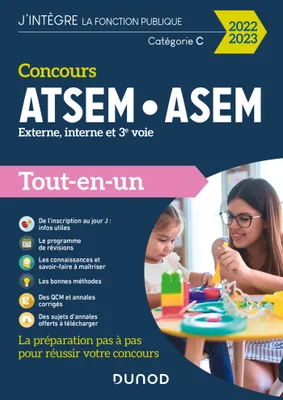 1, Concours ATSEM ASEM  - 2022-2023, Externe, interne et 3e voie - Tout-en-un