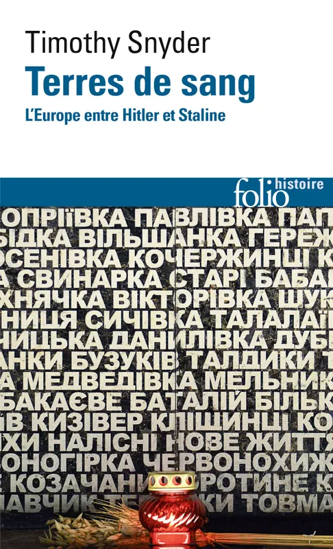 Terres de sang, L'Europe entre Hitler et Staline Timothy Snyder