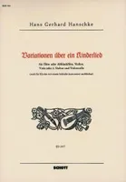 Variationen über ein Kinderlied, treble recorder (flute), 2 violins, cello; piano ad libitum. Jeu de parties.