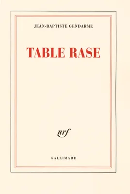 Table rase, roman