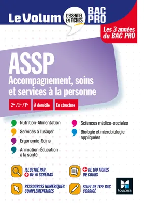 Le Volum' Bac pro -  ASSP - Accompagnement, soins et services à la personne - Révision entraînement