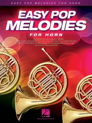 Easy Pop Melodies - for Horn, 56 tubes avec paroles et accords