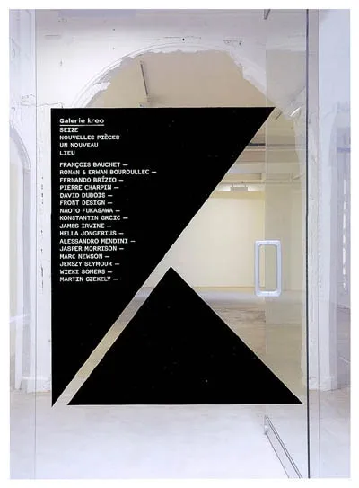 Livres Arts Architecture Galerie Kreo, seize nouvelles pièces, un nouveau lieu Clémence Krzentowski, Didier Krzentowski, Christian Simenc