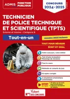 Concours TPTS - Technicien de police technique et scientifique - Catégorie B - Tout-en-un, Externe et interne - Concours 2024-2025 - Police nationale