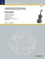 Concerto, op. 64. MWV O 14. violin and orchestra. Réduction pour piano avec partie soliste.