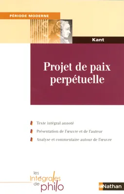 INT PHIL KANT PROJET DE PAIX Barrère, Jean-Jacques; Kant, Immanuel and Roche, Christian
