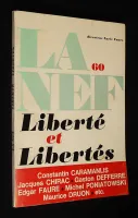 La Nef (n°60, avril-mai-juin 1976) : Liberté et libertés