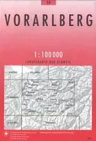 Carte nationale de la Suisse à 1:100 000, 34, Vorarlberg 34