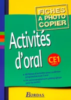 Activités d'oral Cycle 2 CE12002 Fiches à photocopier