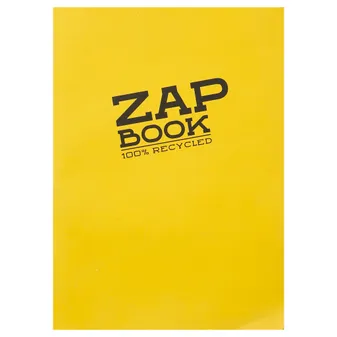 Zap Book carnet collé 160F A4 80g - Assortis