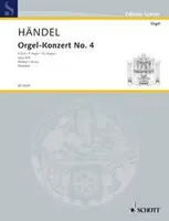 Organ Concerto No. 4 F Major, op. 4/4. HWV 292. Organ, 2 Oboes, Bassoon and Strings. Partition.