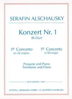 Trombone Concerto 1 in B Flat Major, Trombone and Orchestra. Réduction pour piano avec partie soliste.