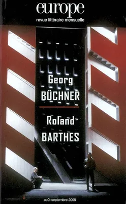 EUROPE GEORG BUCHNER/ROLAND BARTHES 952/953 [Misc. Supplies] COLLECTIF, Georg Büchner, Roland Barthes