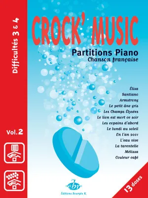 Chansons Françaises Pour Piano Vol 2, Collection Crock'Music