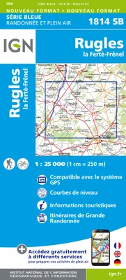 Série bleue [nouveau format], 1814SB, 1814Sb Rugles/La Ferte-Frenel