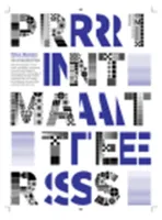Print Matters 20th Anniversary Edition The Cutting Edge of Print /anglais