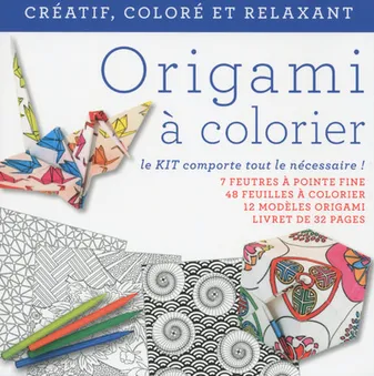 Origamis à colorier