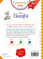Jeux et Jouets Livres Parascolaire Primaire J'apprends à lire avec les grands classiques, Bambi / niveau 1, début de CP Isabelle Albertin