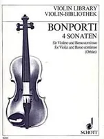 4 Sonatas, op. 12. violin and basso continuo.