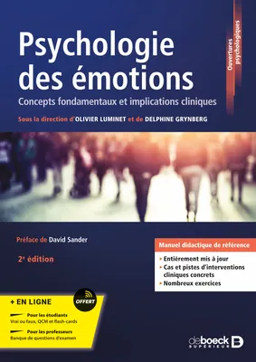 Psychologie des émotions : Série LMD, Concepts fondamentaux et implications cliniques