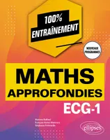 Maths approfondies ECG-1, Nouveaux programmes