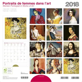 Calendrier 2018. Portraits de femmes dans l'art