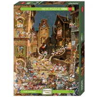 PUZZLE 1000 PCS  - ROMANTIC TOWN BY NIGHT