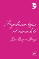 Psychanalyse et moralité, Préface de Denis Grozdanovitch