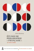 Études de philosophie "française", De Sieyès à Barni