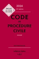Code de procédure civile 2024, annoté. 115e éd.