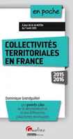 Collectivités territoriales en France / 2015-2016