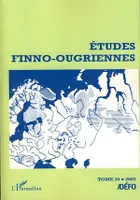 Etudes Finno-ougriennes n° 39