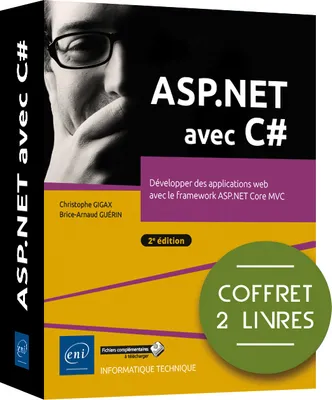 ASP.NET avec C#  - Coffret de 2 livres : Développer des applications web avec le framework ASP.NET C