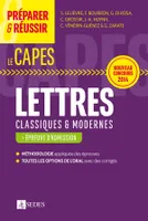 Préparer et réussir le CAPES de Lettres classiques et modernes - Épreuve d'admission, Nouveau concours 2014