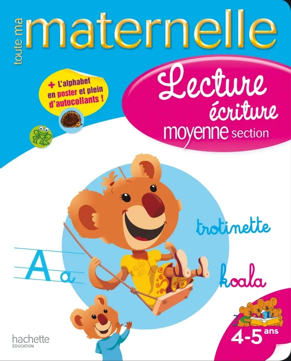 Livres Scolaire-Parascolaire Primaire TOUTE MA MATERNELLE - Cahier Lecture-Ecriture MS Collectif