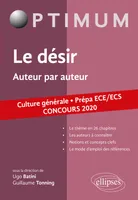 Le désir, Auteur par auteur. Culture générale. Prépa ECE/ECS. Concours 2020
