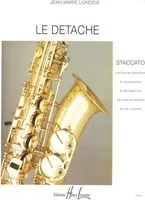 Détaché (staccato), Saxophone