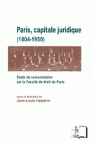 Paris, capitale juridique (1804-1950), Études de socio-histoire sur la faculté de droit de Paris