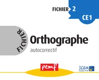 Fichier Orthographe 2 - Fiches Elèves